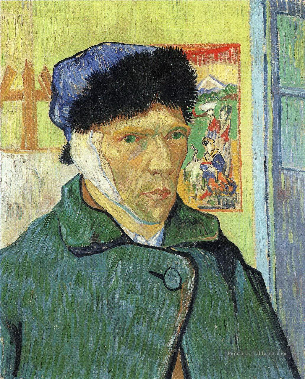 Autoportrait avec oreille bandée 2 Vincent van Gogh Peintures à l'huile